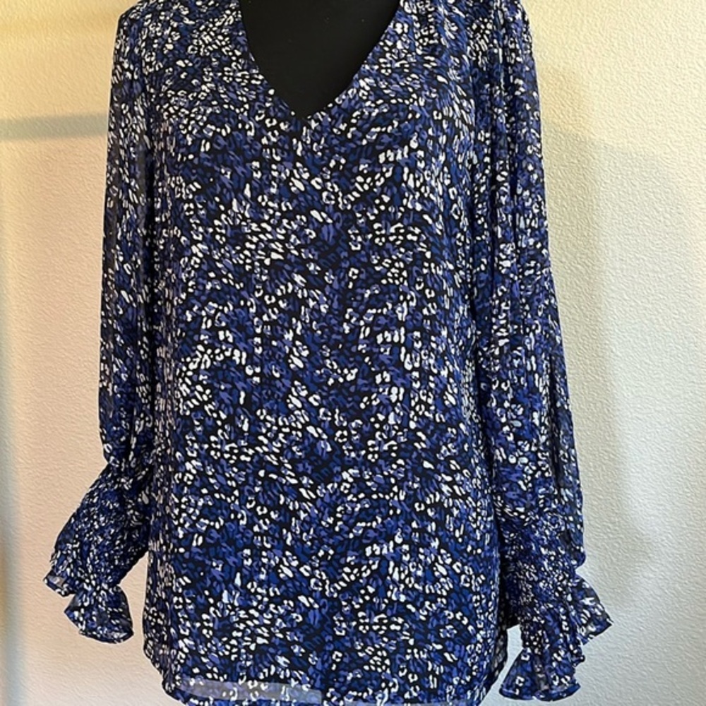 Vince Camuto, ladies, Top, purple, blue and white​​